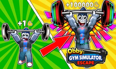 Obby: Gym Simulator, Escape img